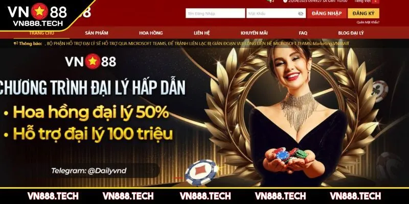 Chương trình đại lý VN88 giúp tạo ra thu nhập thụ động