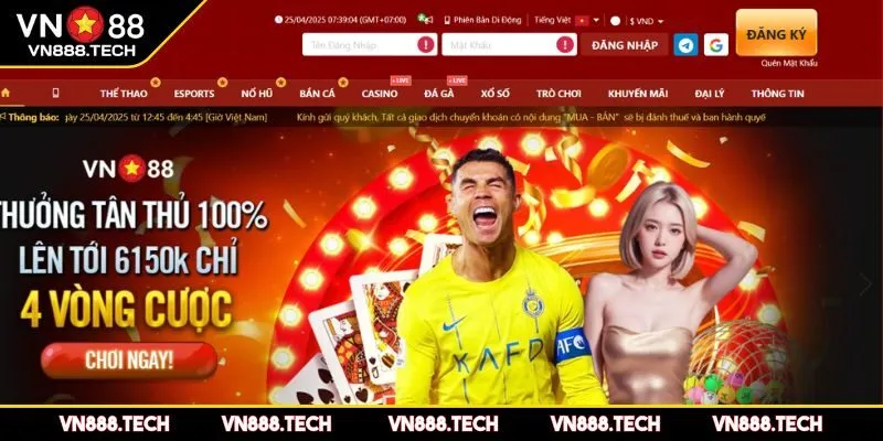 Đăng nhập VN88 nền tảng để bảo vệ khách hàng