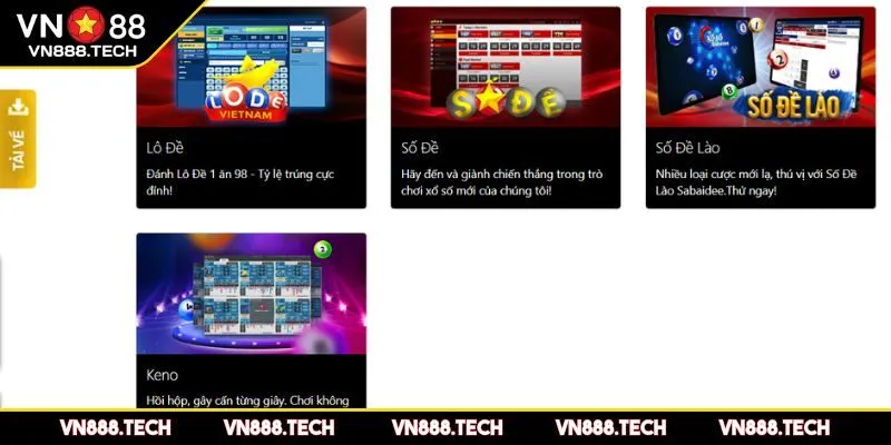 Khám phá thế giới giải trí với xổ số VN88